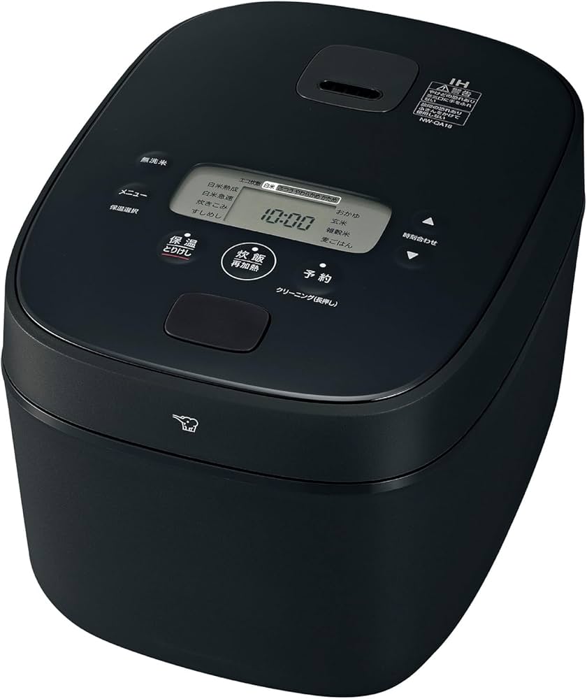 Amazon | 象印マホービン 炊飯器 1升 ブラック NW-QA18-BA | 象印