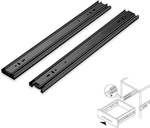 Caminos de cajones de alta resistencia, caminos para cajones, correderas de cajones, correderas de cajones de extensión completa, montaje lateral,