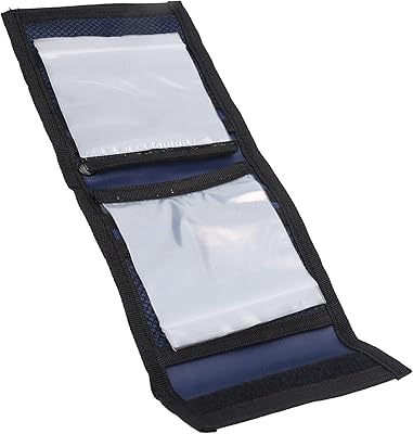 VGEBY Fly Fishing Leader Wallet, 10 Pockets Leader Case Tippet Storage for Fishing Lure Jerk Bait Fishing Sinkers Hooks Dartboard Other Fishing Tools and Accessories