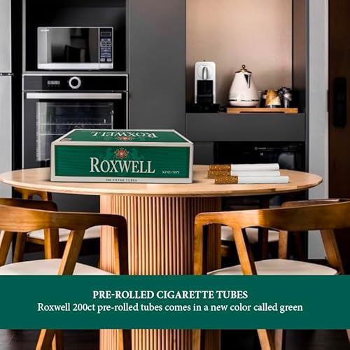 Kashmir 200CT-GREEN KING SIZE-PACK5 Roxwell Cigarette Tubes King Size Menthol thumb #5