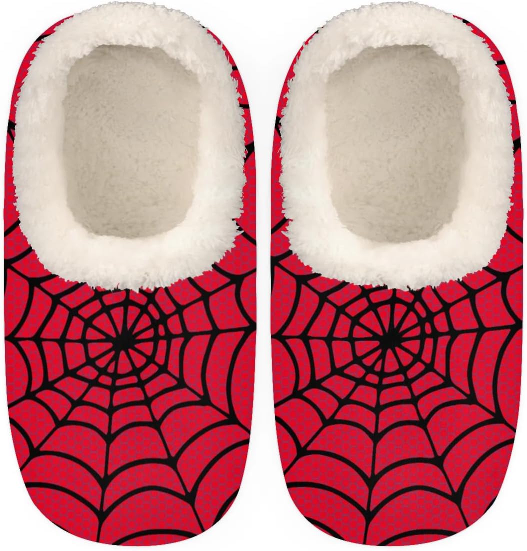 Women's Slippers Comfy Warm House Slippers for Women Men, Fuzzy Slip-on Plush Ladies Slippers Socks for Winter Bedroom Indoor and Outdoor