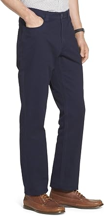 Geoffrey Beene Men's Straight Fit Twill 5 Pocket Pant