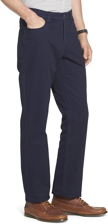 Geoffrey Beene Men's Straight Fit Twill 5 Pocket Pant