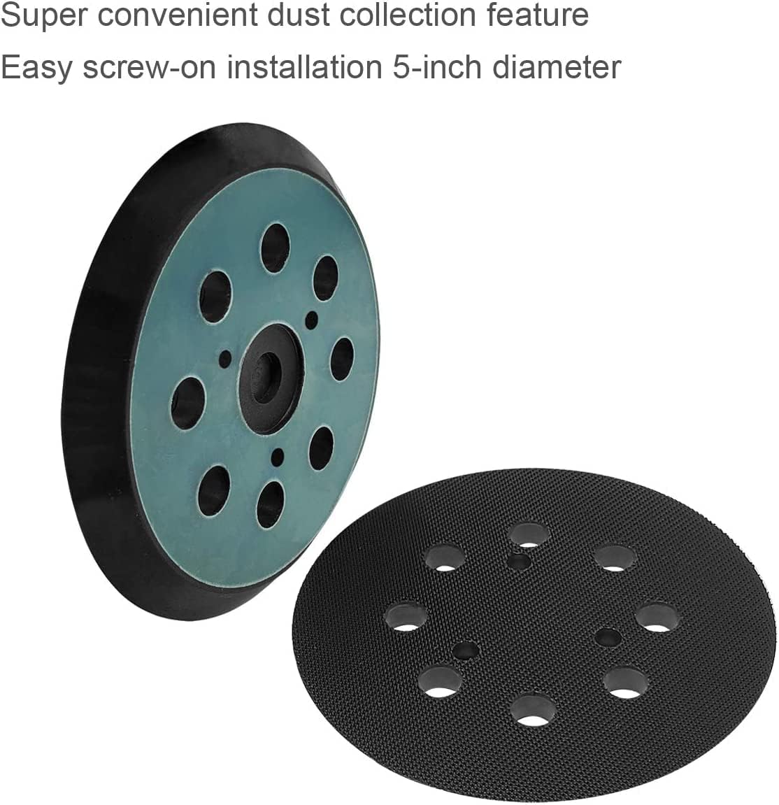 5 Inch Dia 8 Hole Sander Hook and Loop Replacement Sander pad for Porter Cable 343/343k, 390/390K, 382, 343VSK Orbital Sander…