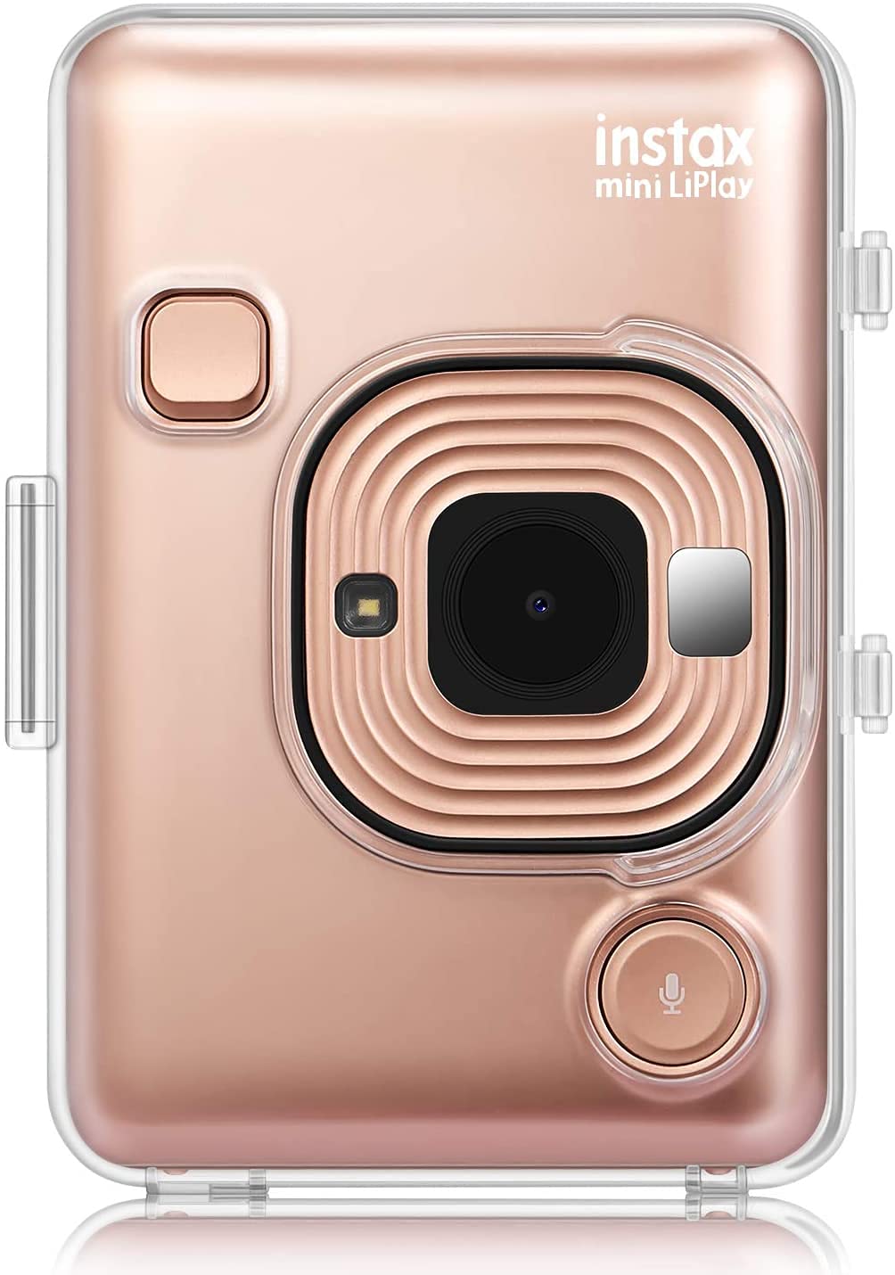 eWINNER Protective Case Compatible with Fujifilm Instax Mini Liplay Instant Film Camera/Crystal Hard Shell PVC Protective Cover Carrying Cover Clear for Mini Liplay Accessories
