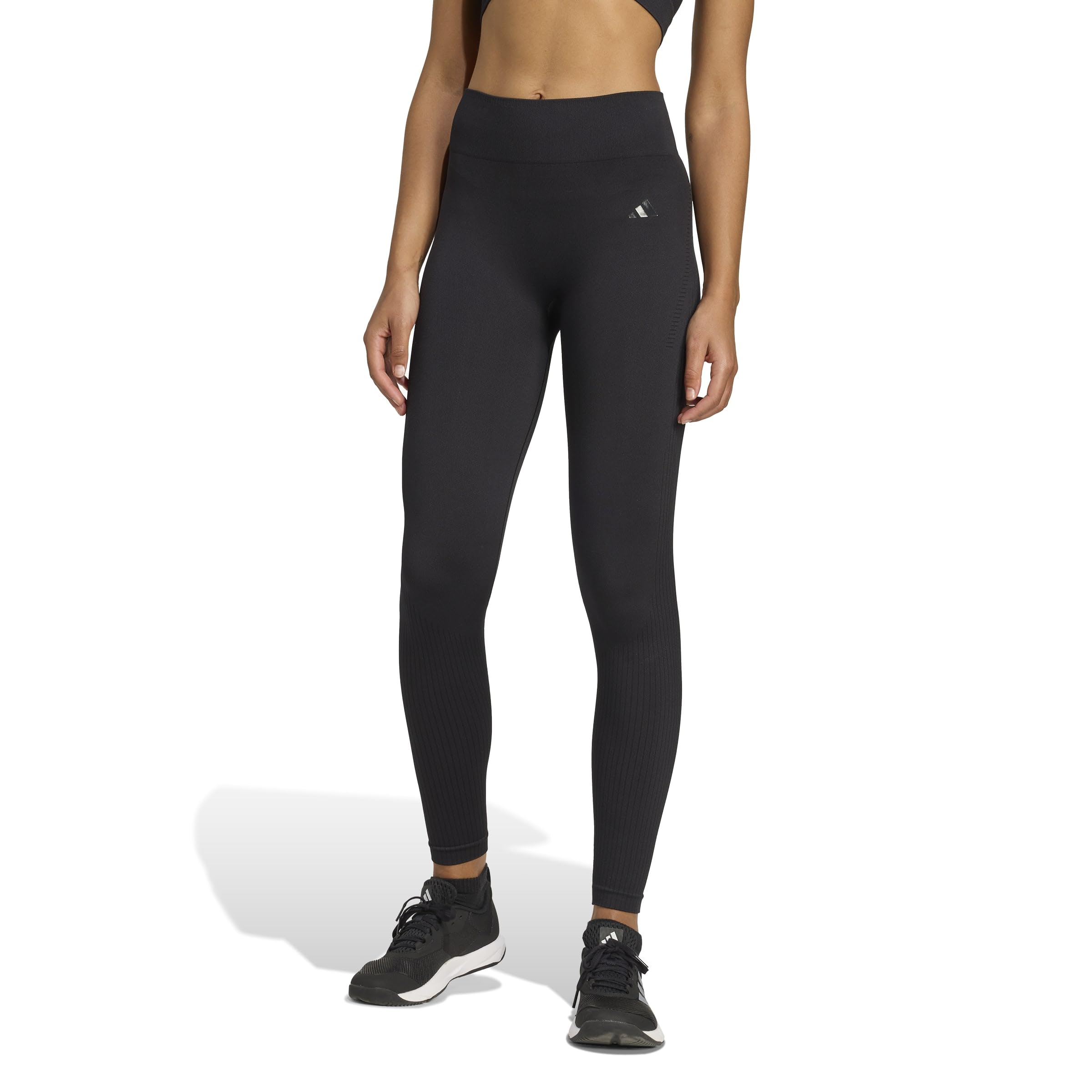 adidas Workout Essentials Knit Full Length Leggings - Rajstopy Kobiety