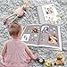 Holoary First 5 Years Baby Memory Book - 76 Colourful Illustrated Keepsake Journal Pages Record Book Album for Newborn Baby Boy or Girl, Woodland Animals Design(Elephant)