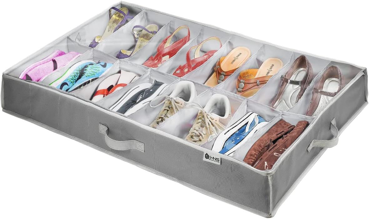 Under Bed Shoe Storage Organizer TEARRESISTANT Heavy