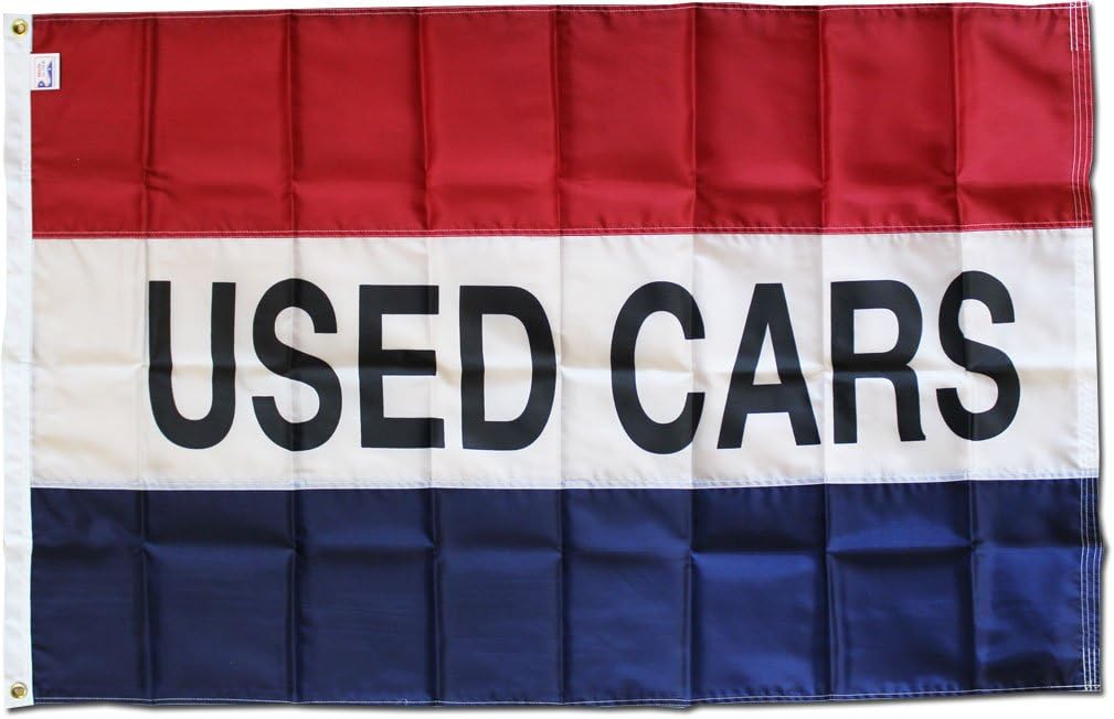 Used Cars - 3' x 5' Nylon Message Flag (Red/White/Blue)