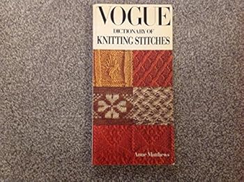Paperback Vogue Dictionary of Knitting Stitches Book