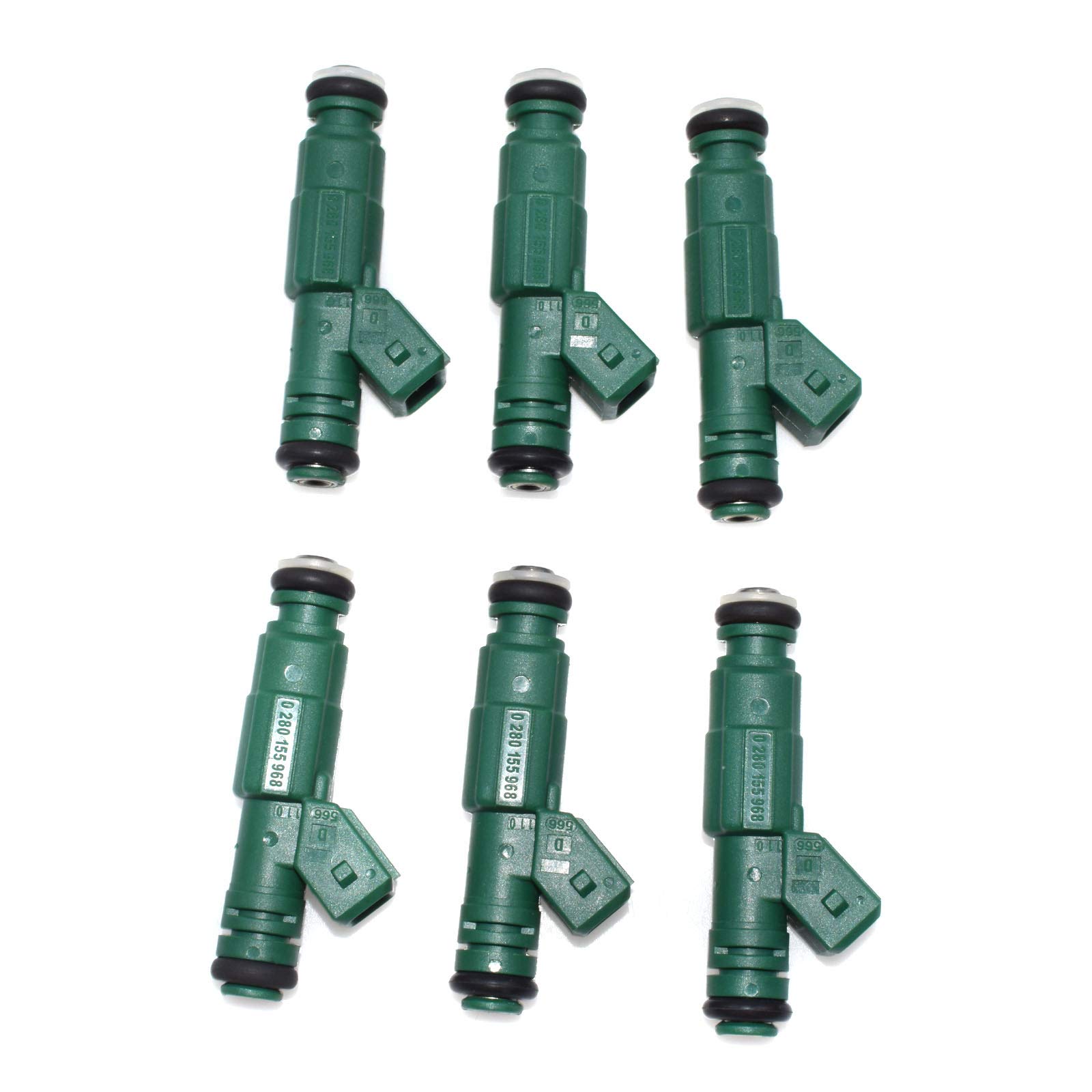 Amazon.com: Set of 6 Fuel Injectors 42LBS 440CC for BMW Chevy Ford 