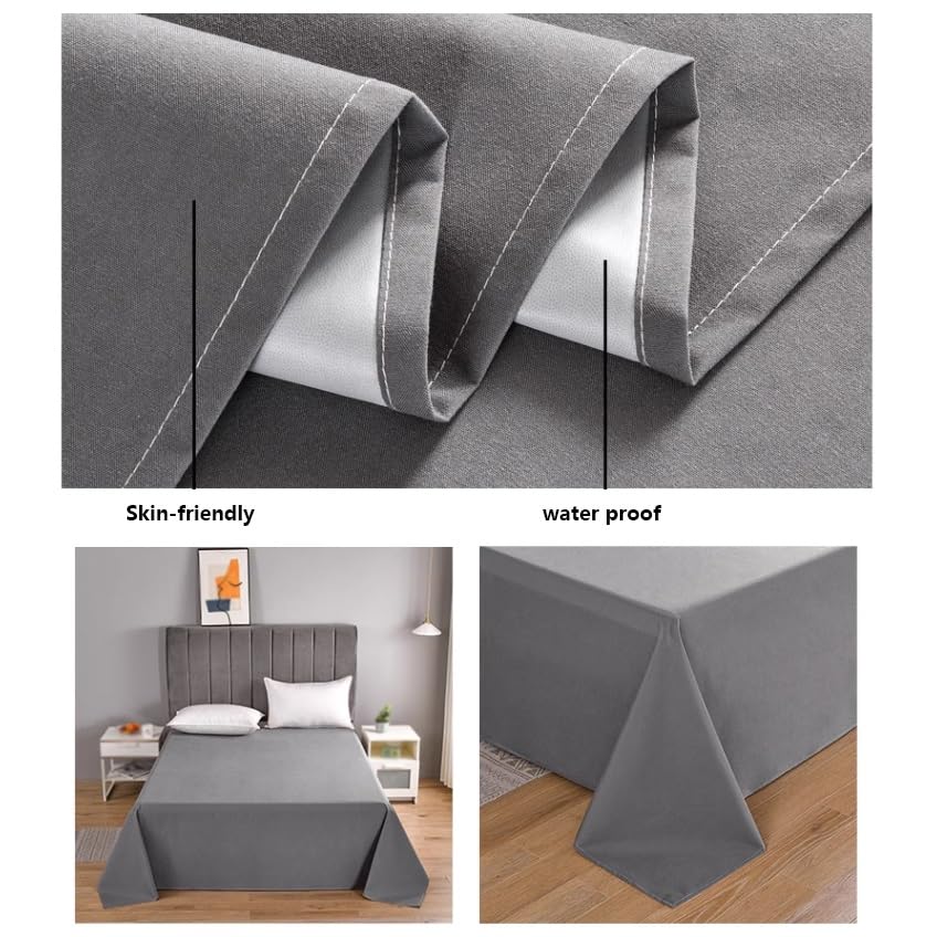 Amazon.com: LLCDZR Waterproof Bed Sheets Queen Size, Breathable