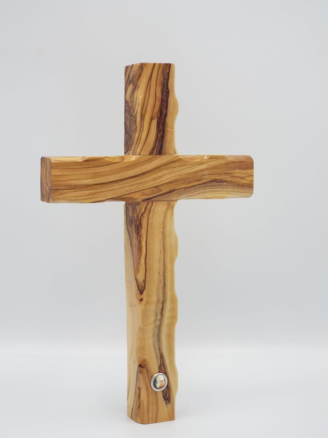 King David Market Olive Wood Wall Hanging Plain Cross (8 Inch)
