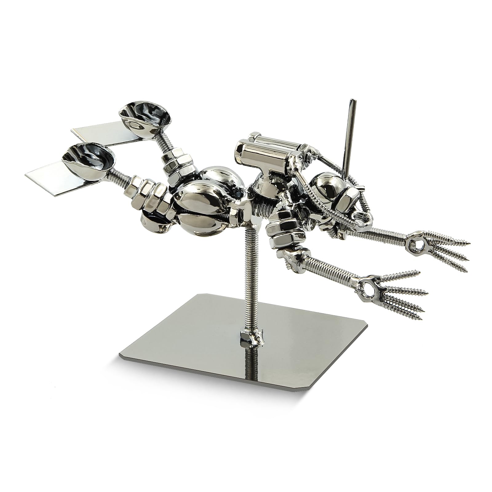 Cadeau pour anniversaire statuette de plongeur rétro métal Boerni