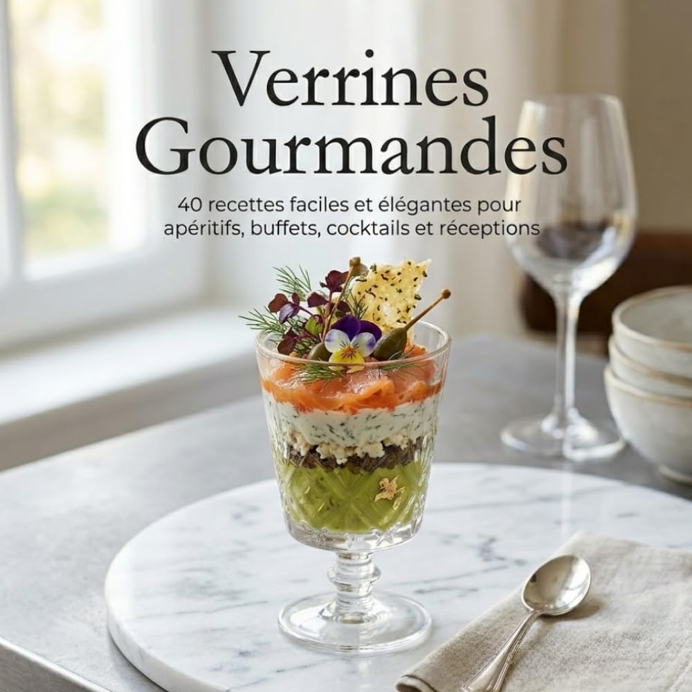 Verrines Gourmandes: 40 recettes faciles et élégantes pour apéritifs, buffets, cocktails et réceptions