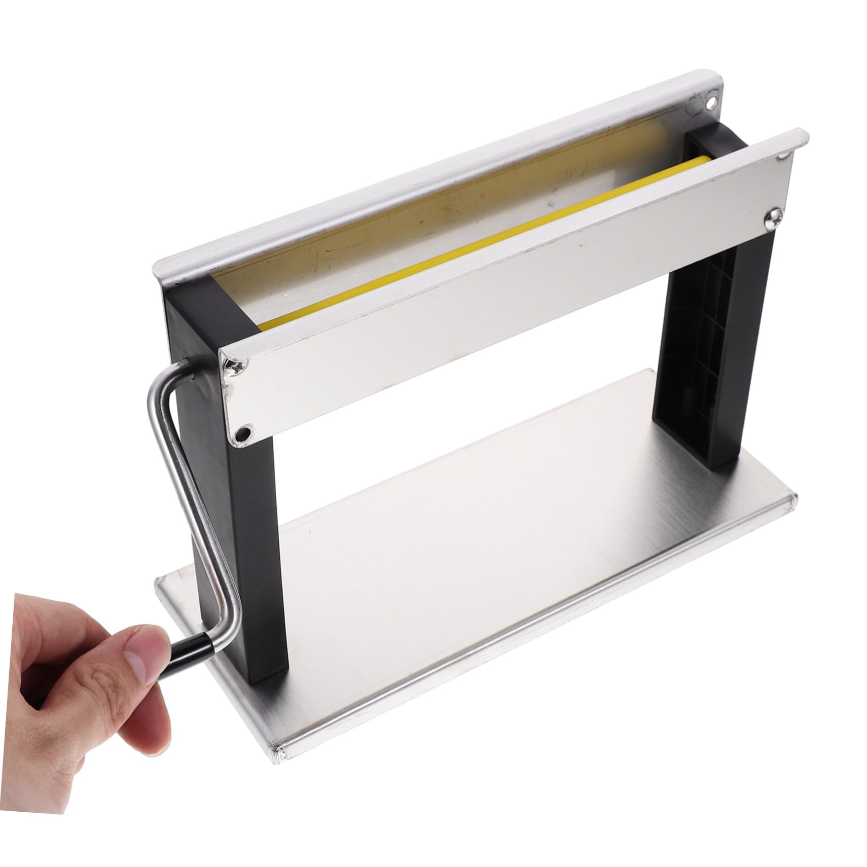 UPKOCH Éplucheur en Acier Inoxydable et Plastique Argenté et Pratique Manuel Portable Design à Manivelle, Sûr Couleur Aléatoire de Caille D'œufs pour Usage Familial