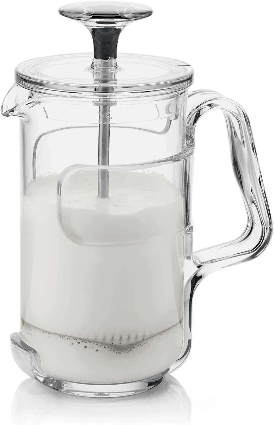 Guzzini My Kitchen Coffee/Tea Press, 3 Cup, 7-Inches, Clear Plastic Glass