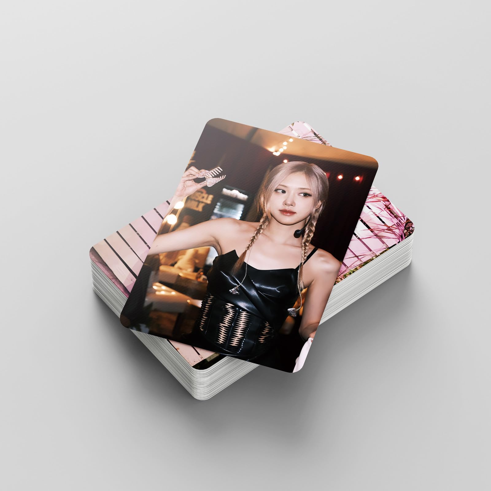 QOCUILC BP Photocards,55 Pezzi Blackpink Photocard,blackpink Gadget,Kpop Black-Pink Cartoline Fotografiche Regalo Per Fans(HELLO MONSTIEZ