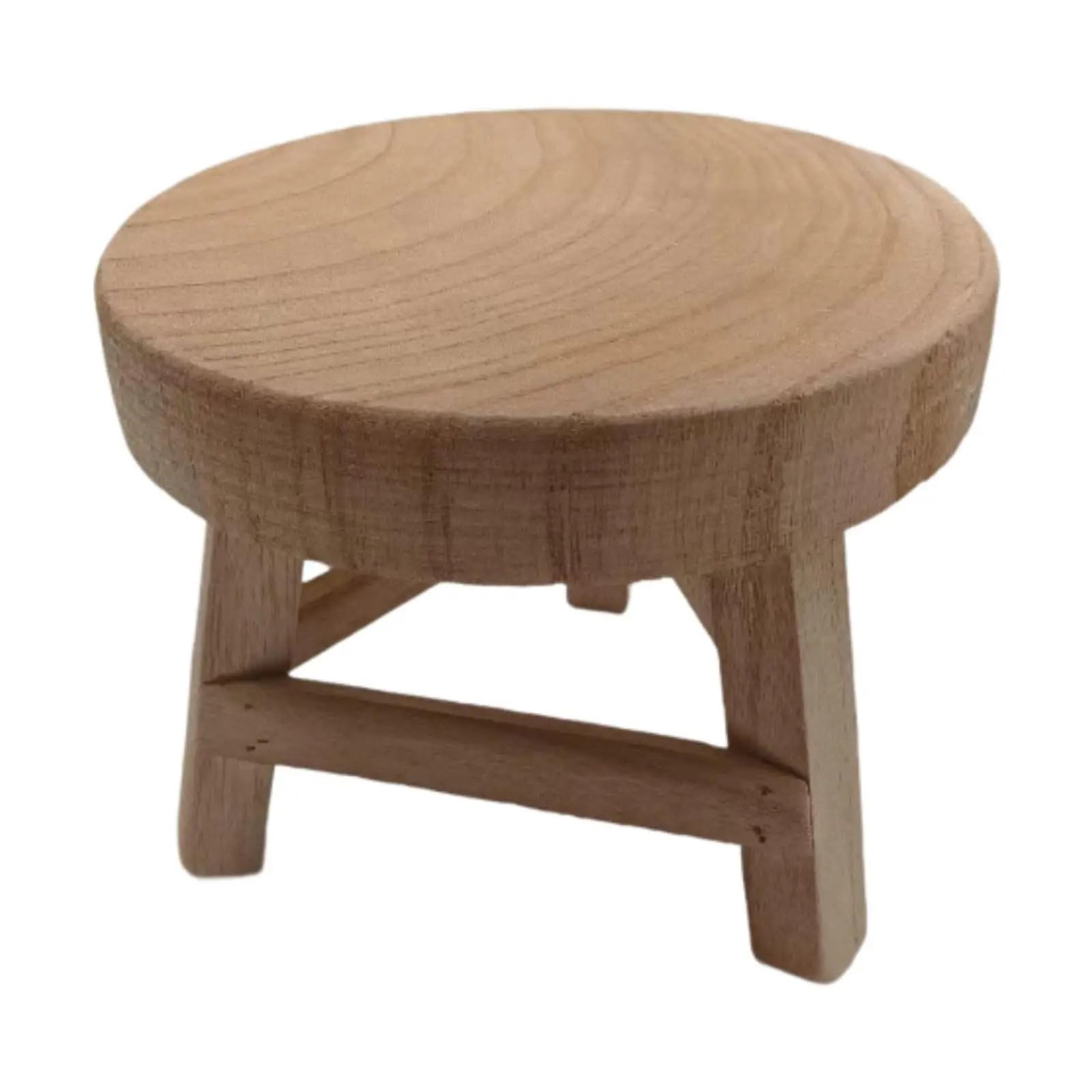 IOPKLYTF Plant Stand Wooden Plant Pedestal Display Stool Rustic