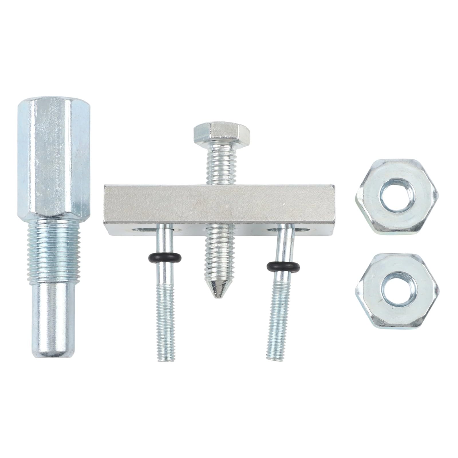 Serenophile Flywheel Puller, Piston Stop Tool, Chainsaw Repair Kit, for MS261 MS271 MS500i TS500i, Replaces 5910 890 4504, 4-Piece Metal Set