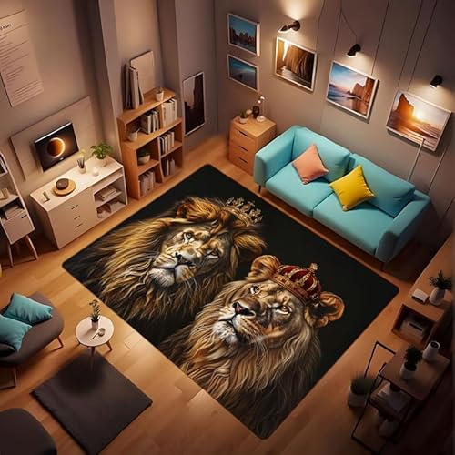 The Lion King and Queen Themed Carpet is Mighty and
