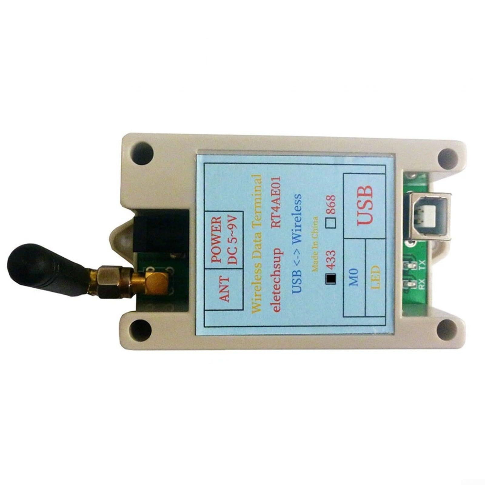 Módulo transceptor serie inalámbrico industrial USB 433M para transmisión de datos 5
