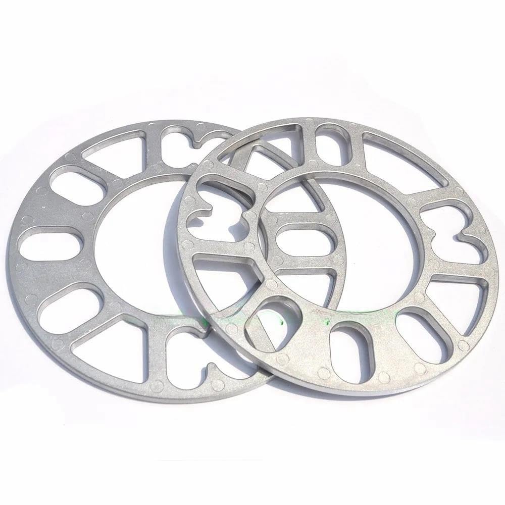 Separador Ruedas Vehículo 2 Uds 4x100 4x114,3 5x100 5x108 5x114,3 5x120 Cuñas Espaciadoras De Rueda 3mm 5mm 8mm 10mm Adaptadores De Cubo De Neumático(10mm)