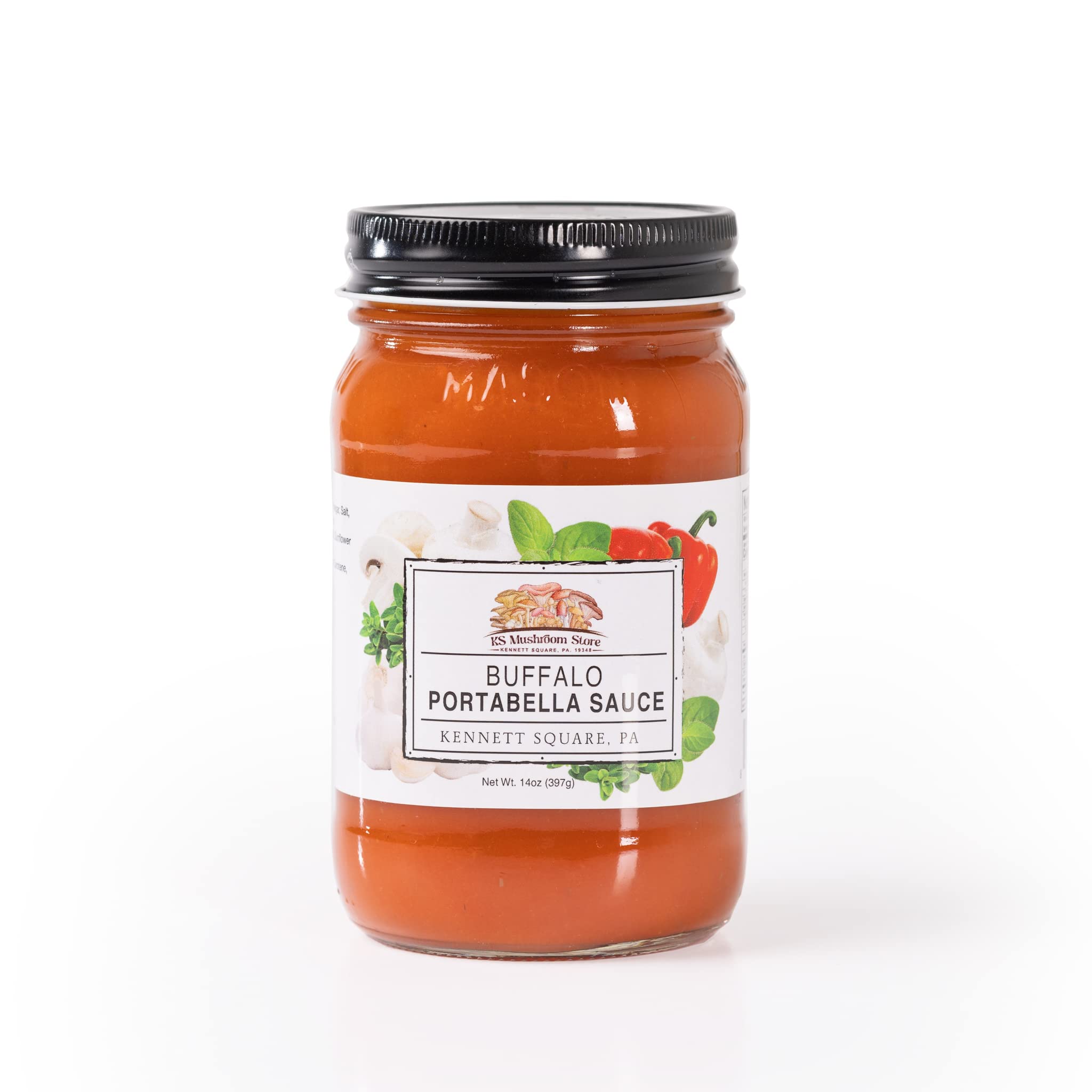 Vegan Buffalo Sauce - A Delicious Buffalo Hot Sauce Made with Nutrient-Rich Portabella Mushrooms - Buffalo Sauce by KS Mushroom Store