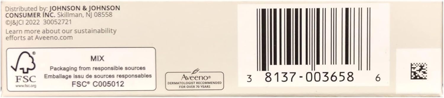 Aveeno Active Naturals 1% Hydrocortisone Anti-Itch Cream 1 oz (Pack of 10)