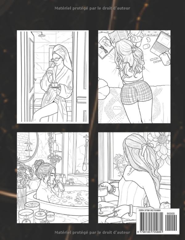 Soft Life coloring Book For Women: 50 Cozy & Luxury Designs (Soft Life Coloring Series) (French Edition) image 3