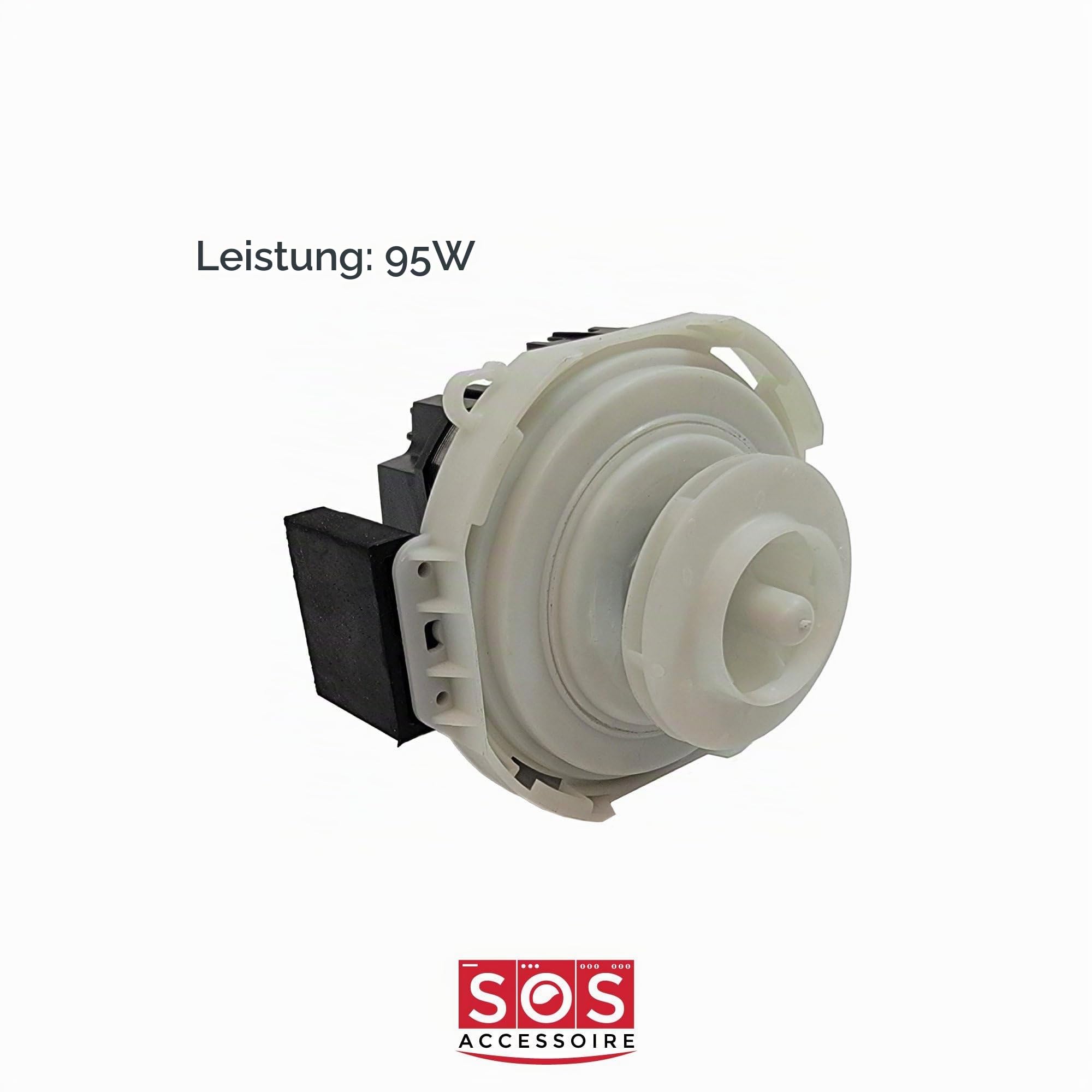 SOS Accessoire Zykluspumpe für Geschirrspüler C00302488, C00731573 Ariston Hotpoint, AristonHotpoint, Bauknecht, Indesit, Kitchenaid, Laden, SCH