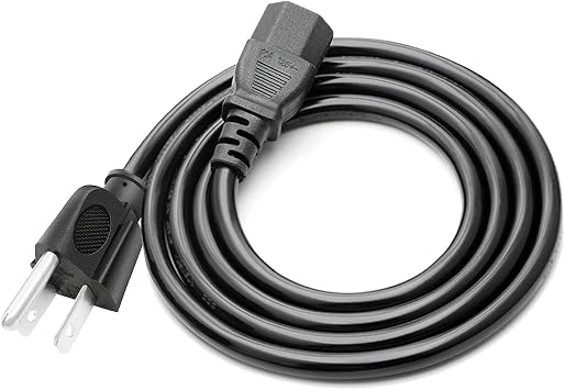 3 Prong Power Cord Replacement for Marantz NR SR ZR Series SR5009 SR5008 SR6006 SR6007 SR6008 SR6009 NR1605 NR1604 NR1603 SR5600 SR6004 SR6005 SR7009 SR5007 AV Receiver AC C13 Cable