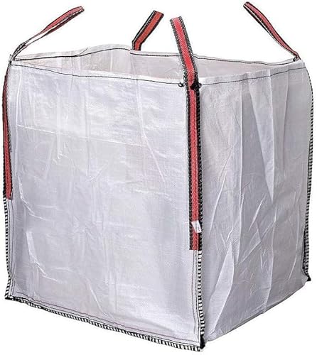 Sacos de escombros, sacos para jardinería, fundas big bag, sacos 1000 kg, sacos con asas, sacas. (3 Uds)