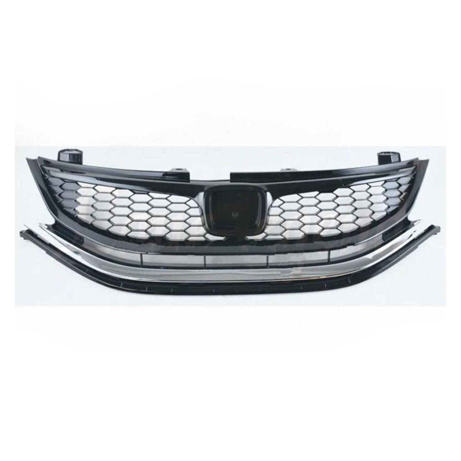 Grille Convient pour Jade 2013-2016 1PC Racing Grills ABS Chrome Grille De Radiateur Supérieure du Pare-Chocs Avant Radiateur