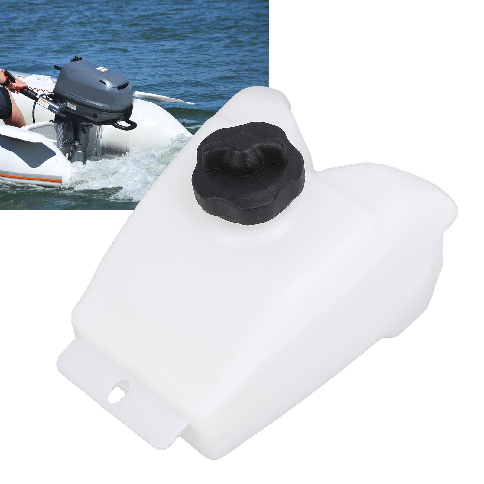 Marine Fuel Tank with Cap: 309 70010 3, Boat Gas Tank Replacement for Tohatsu Outboard 2.5 3.5 Horsepower 2 Stroke