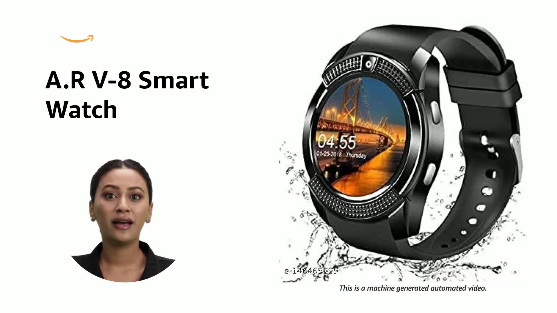 Indiamart Smart Watch V8 Smartphone Watch V-8 Smart Watch For Mens