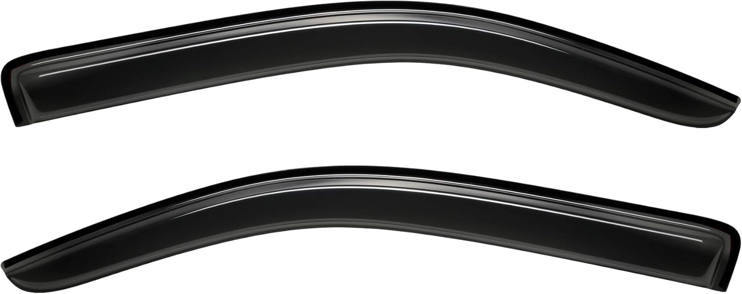 Deebior 2pcs Outside Mount Style Sun Rain Guard Front Rear