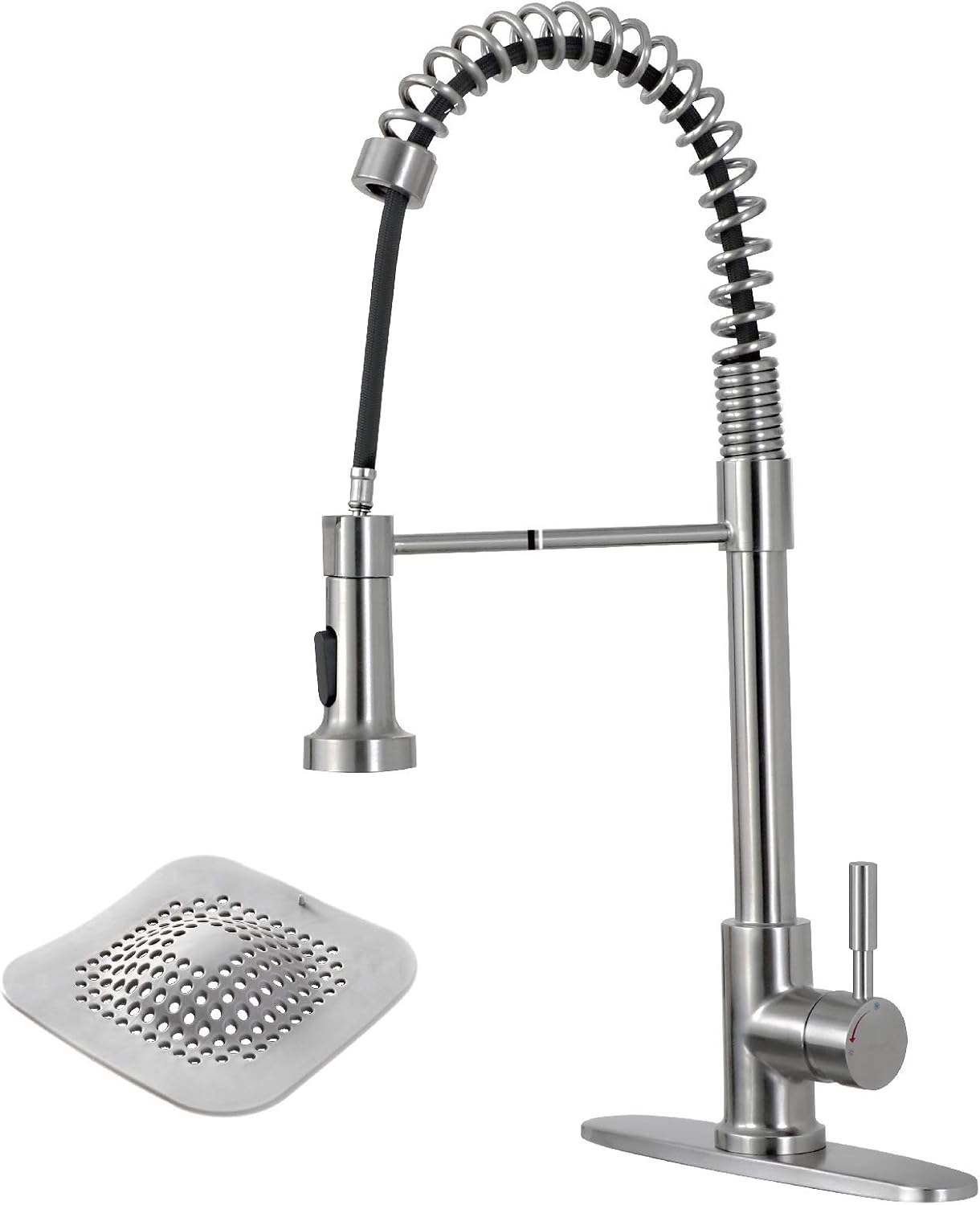 Awinner Kitchen Faucet for Sinks, Single Handle Sink Faucet with 360 Degrees Pull Down Sprayer