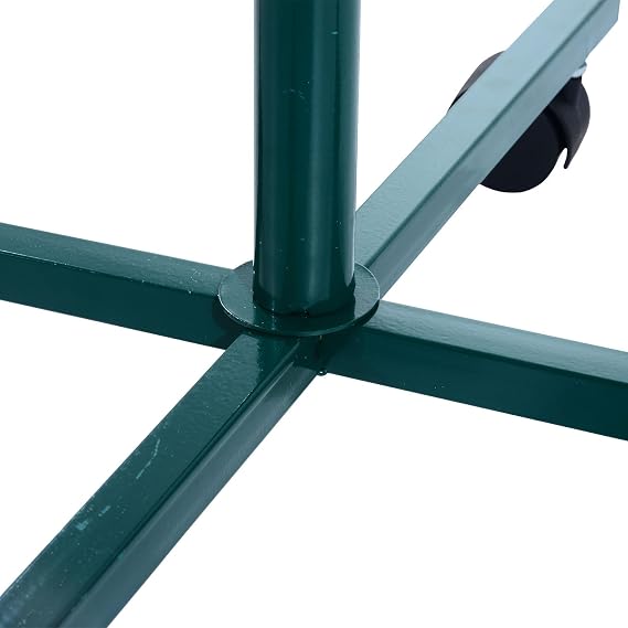 Pawhut 49 Bird Play Stand w/Wheels - Green | Bird Training Activity Playground, Bird Play Perch