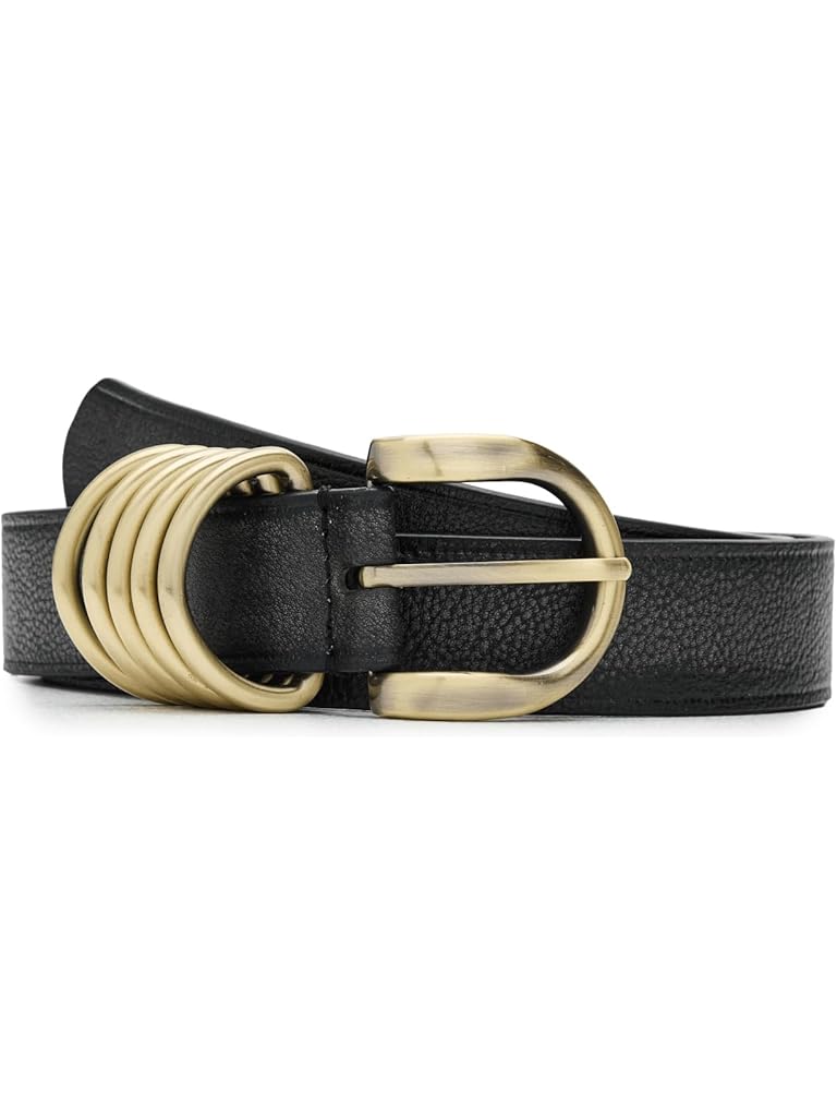 Black Free People Rori Leather Belt