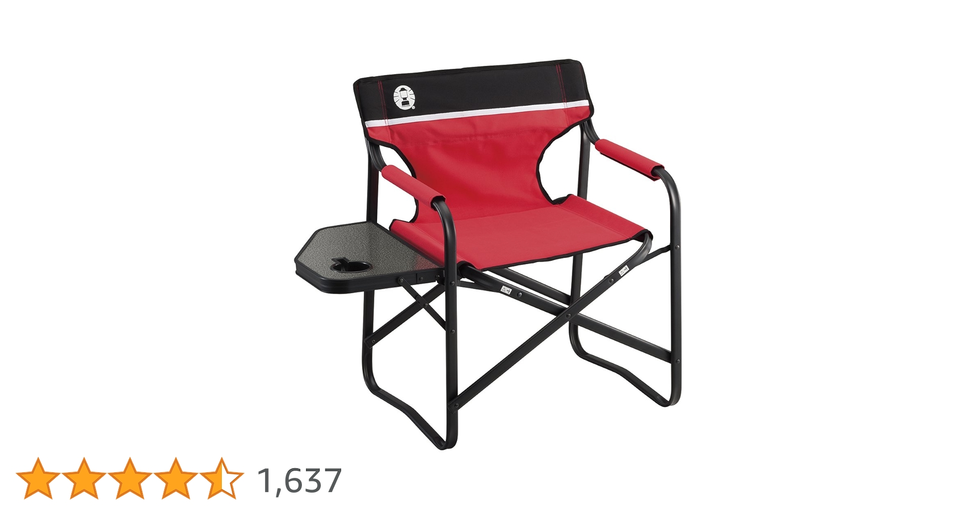 Coleman ウッドチェア サイドテーブル付 Amazon.co.jp: Coleman