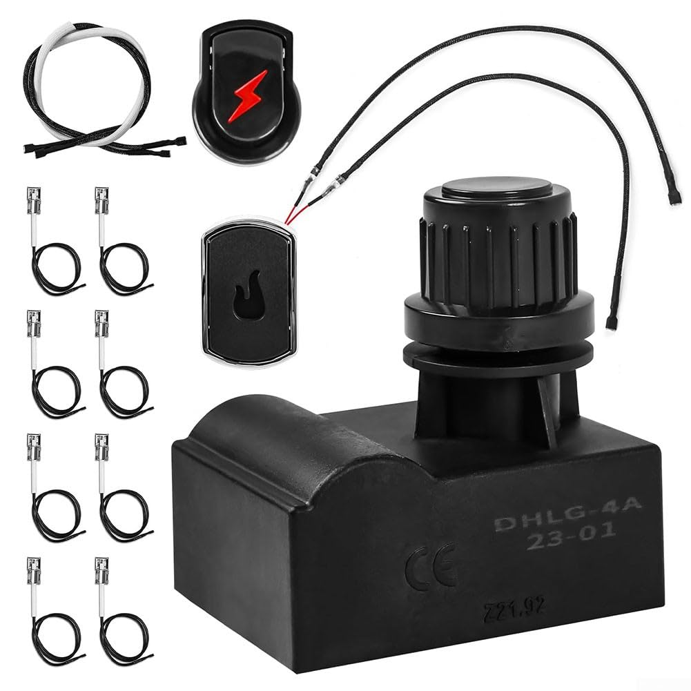 Electronic for IGNITION Button, Grill Replacement Igniter Switch Module Compatible With CharBroil- for IGNITION Systems Electronic for IGNITIONs 9446392(2 heads)