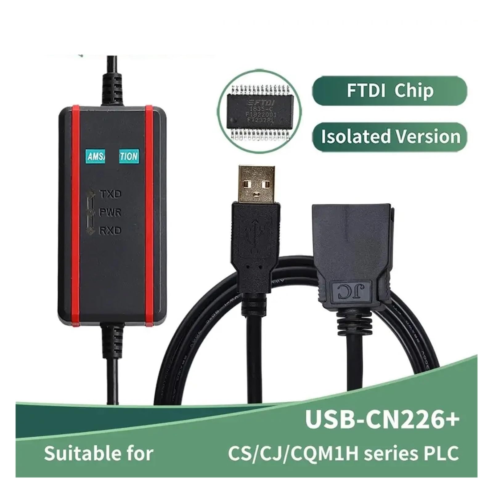 câble de programmation Câble de programmation PLC CS/CJ/CQM1H/CPM2C USB-CN226 + ligne de téléchargement de données