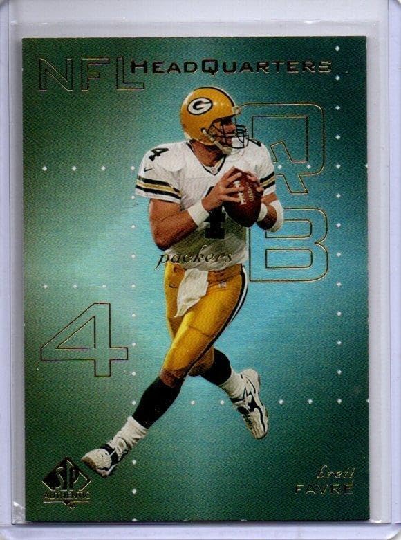 Brett Favre 1999 Upper Deck Sp Authentic Nfl Headquarters #hq1 - Football Cards