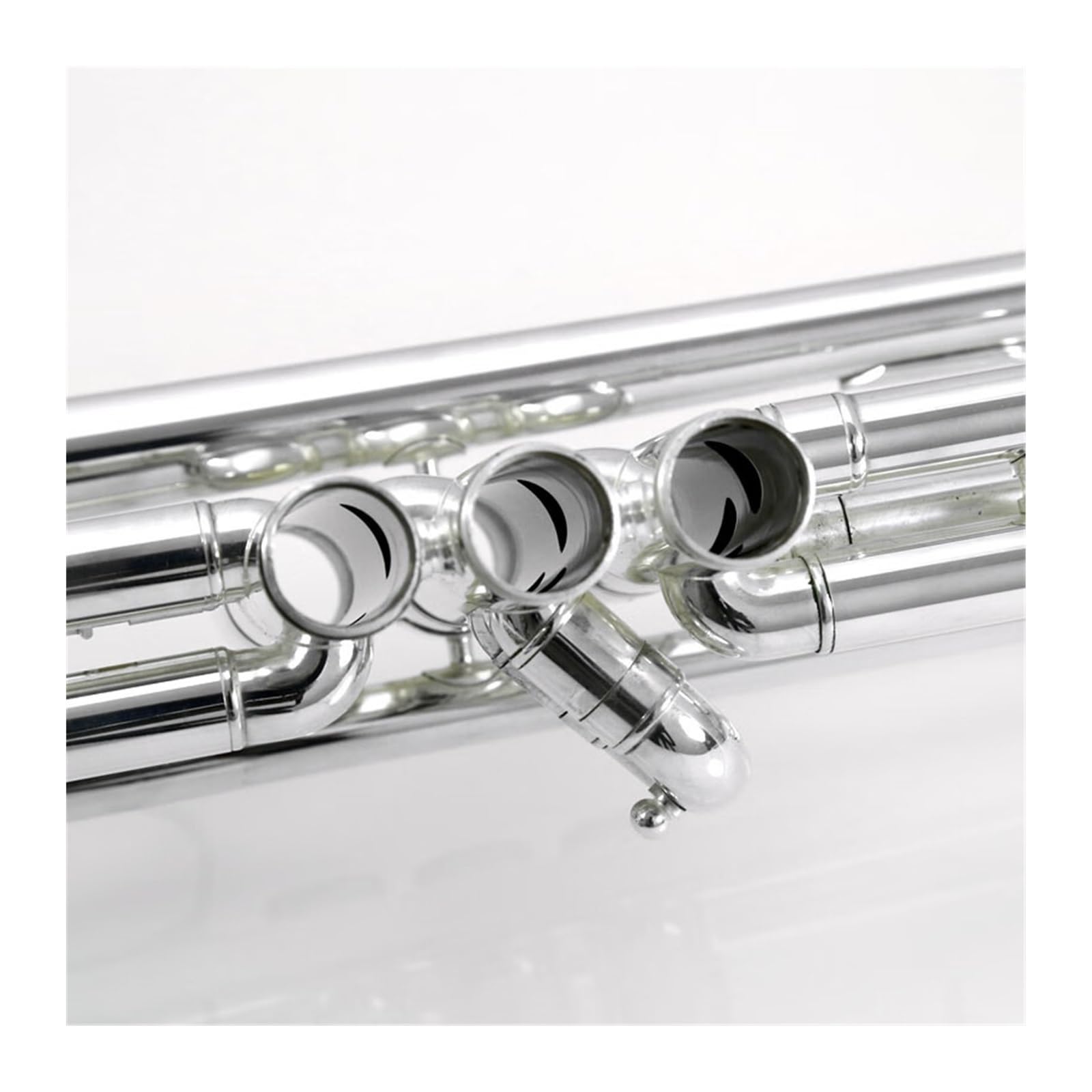 Trąbki Posrebrzany instrument dęty B-trąbka Posrebrzany instrument dęty blaszany z trąbką dla początkujących