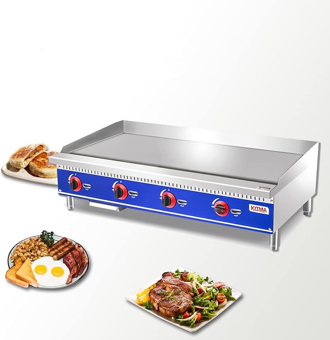 Commercial Countertop Manual Griddle KITMA 36'' Liquid
