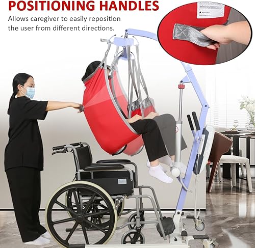 Miniatura 2 de Hoyer - Eslinga dividida para piernas con espalda baja, para transferencia, posicionamiento y elevación, capacidad de peso de 500 libras (paquete