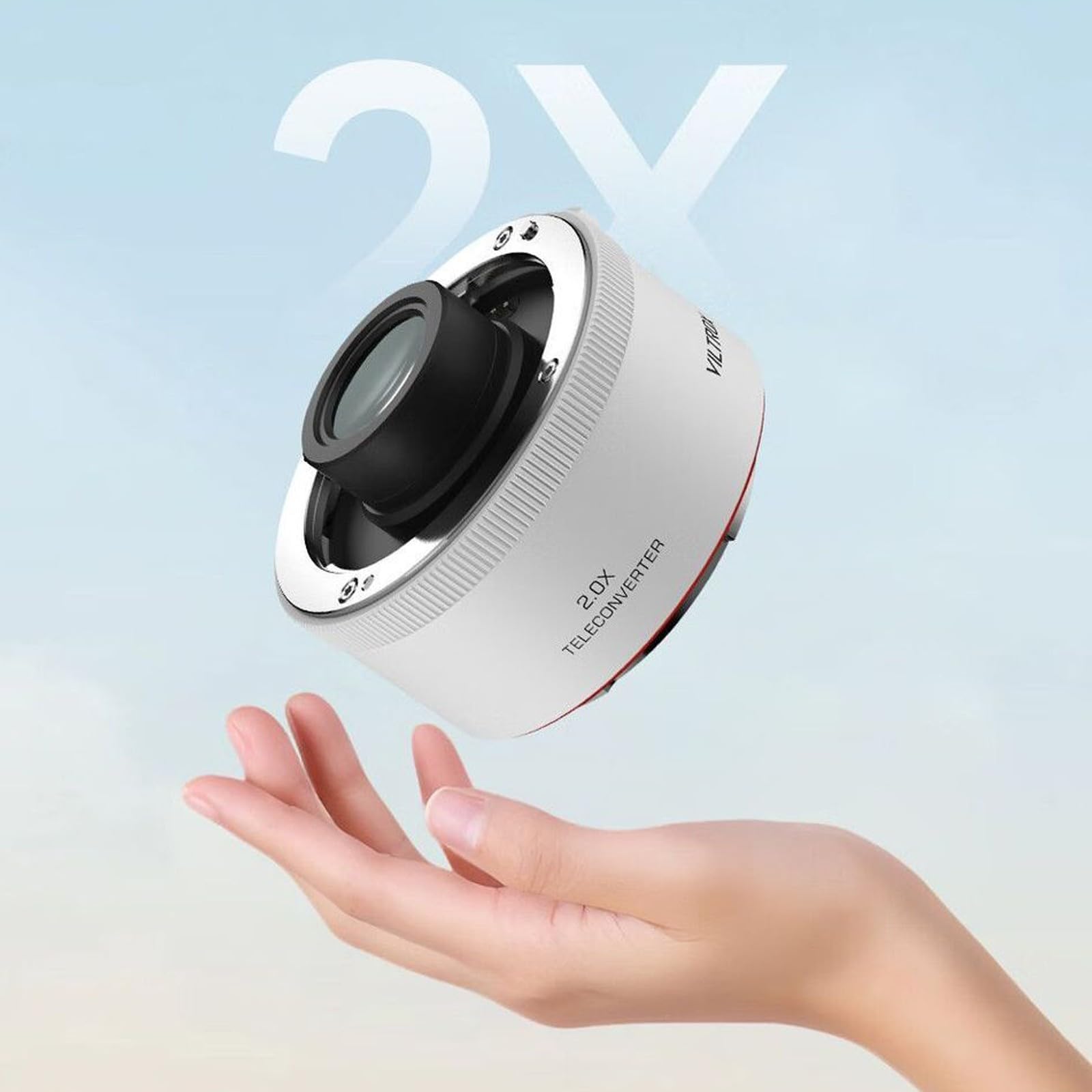 VILTROX TC-2.0X Telekonverter für Sony E-Mount, 2.0X Autofokus-Telekonverter für Sony SEL70-200GM, SEL70-200GM2, SEL100-400GM, SEL200-600G, SEL300F28GM, für Viltrox 135mmF1.8 LAB FE
