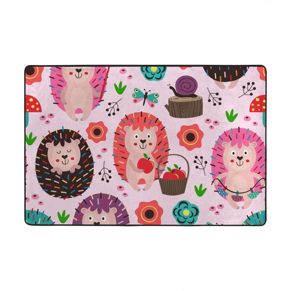 Tapis panda épais en tissu corail doux pour décoration moderne de salon