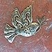 It's Cactus Home Decor Bird, Set of 2 Dove of Peace with Olive Branch, Wall Hanging Plaques, Cute Metal Garden Art 5.5 x 8 Inches, Handmade in Haiti